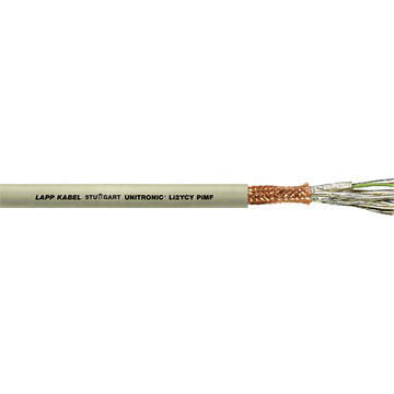Lapp UNITRONIC Series Data Cable, 5 Pairs, 10 Cores, 0.5 mm², Screened, 20 AWG, 50m, FTP Shield, Li2YCY Cable