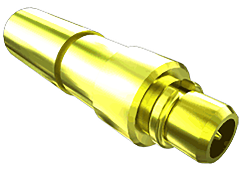 Samtec MMCX Series, Plug PCB Mount MCX Connector, 50Ω, Solder Termination, Right Angle Body