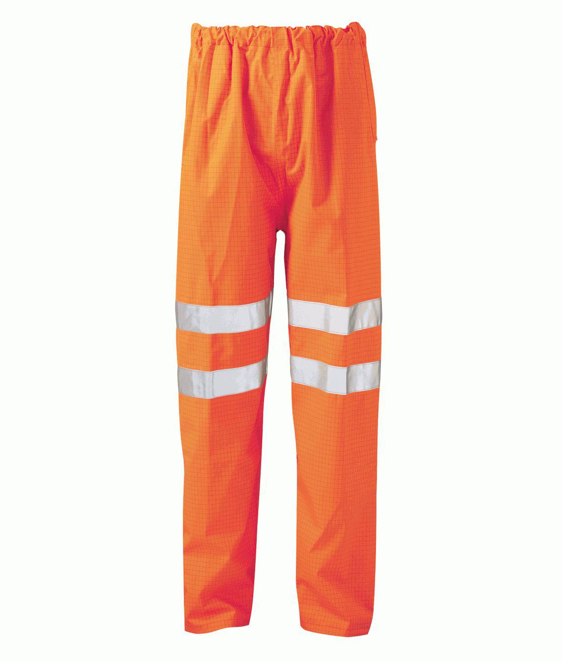 Orbit International VICTORY Orange Hi Vis Trouser Anti-Static, Flame Retardant S/4XL