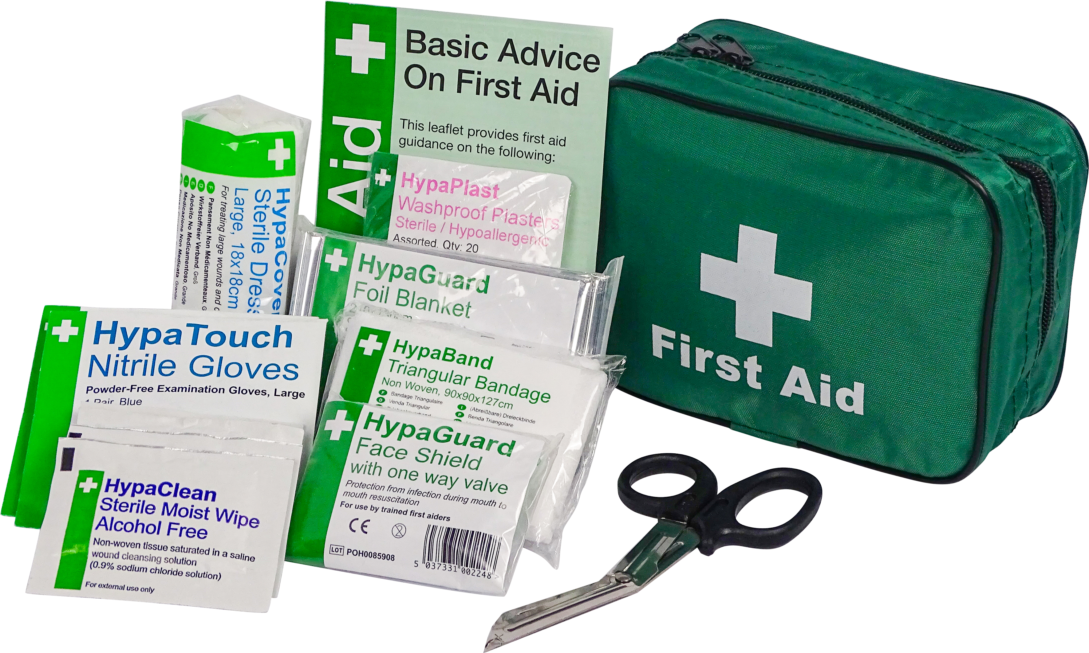 RS PRO First Aid Kit for 1 Person/People, Carrying Case