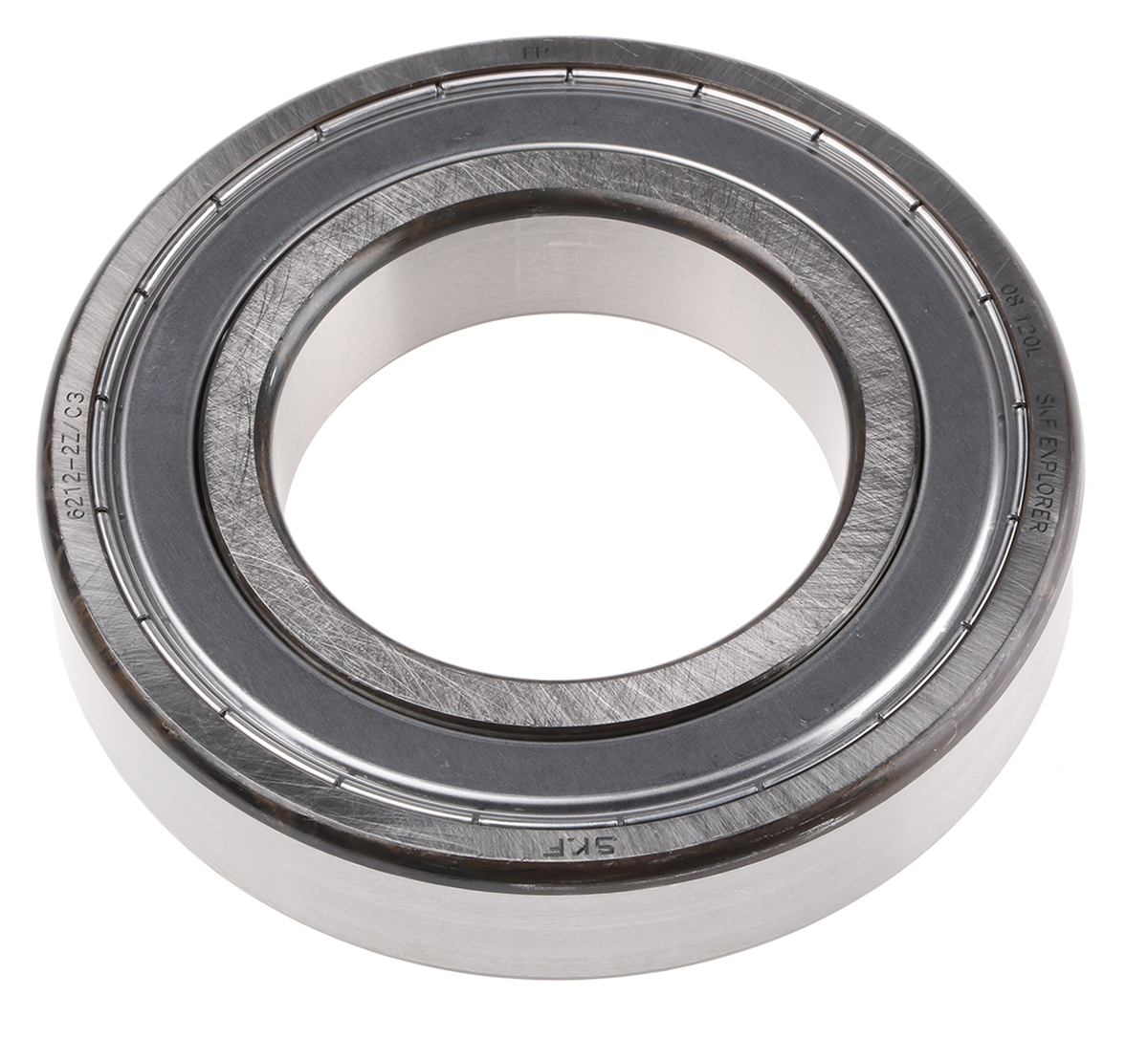 SKF 6212-2Z/C3 1 Row Ball Bearing - 60 mm ID, 110 mm OD