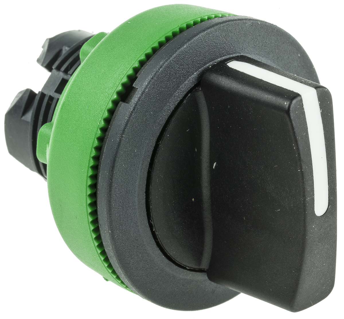 Schneider Electric Harmony XB5 Series 3 Position Selector Switch Head, 30mm Cutout, Black Handle