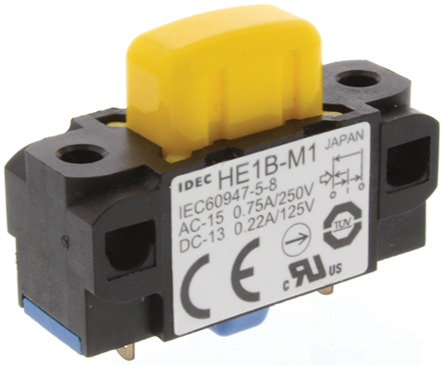 Idec Safety Enabling Switch, SPST, IP40