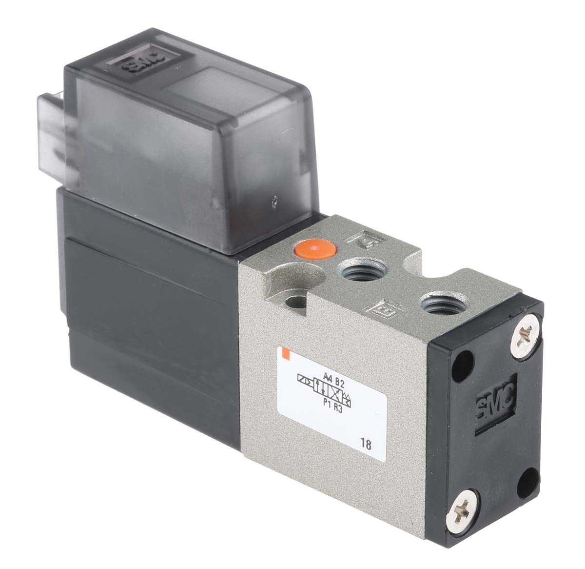 SMC Pneumatic Solenoid Valve - Pilot/Pilot Metric M5 VZ1000 Series 24V dc