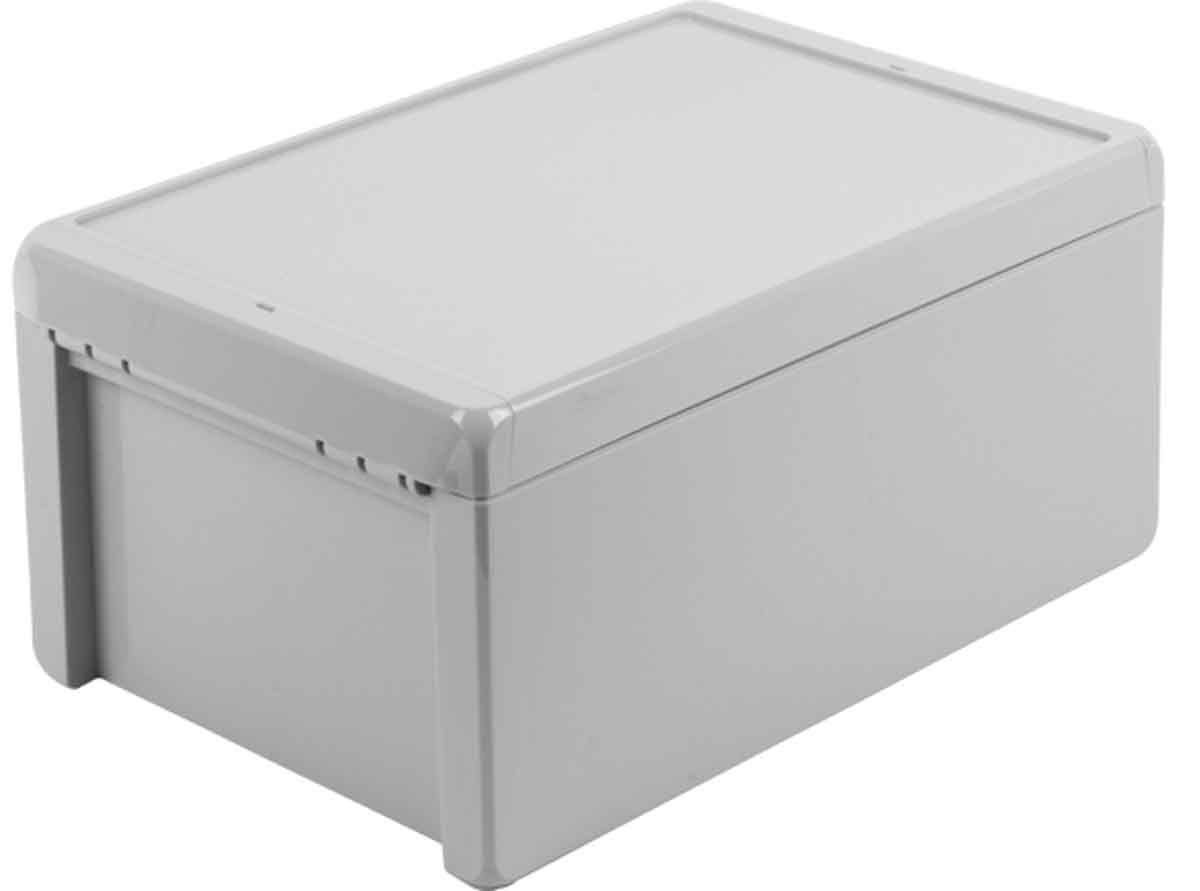 Bopla Bocube Series Light Grey ABS Enclosure, IP66, IP68, Light Grey Lid, 271 x 170 x 120mm