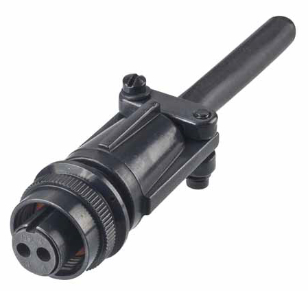 HARWIN, C90, Copper 2 Way Cable Mount MIL Spec Circular Connector, Socket Contacts,Shell Size 10, Threaded