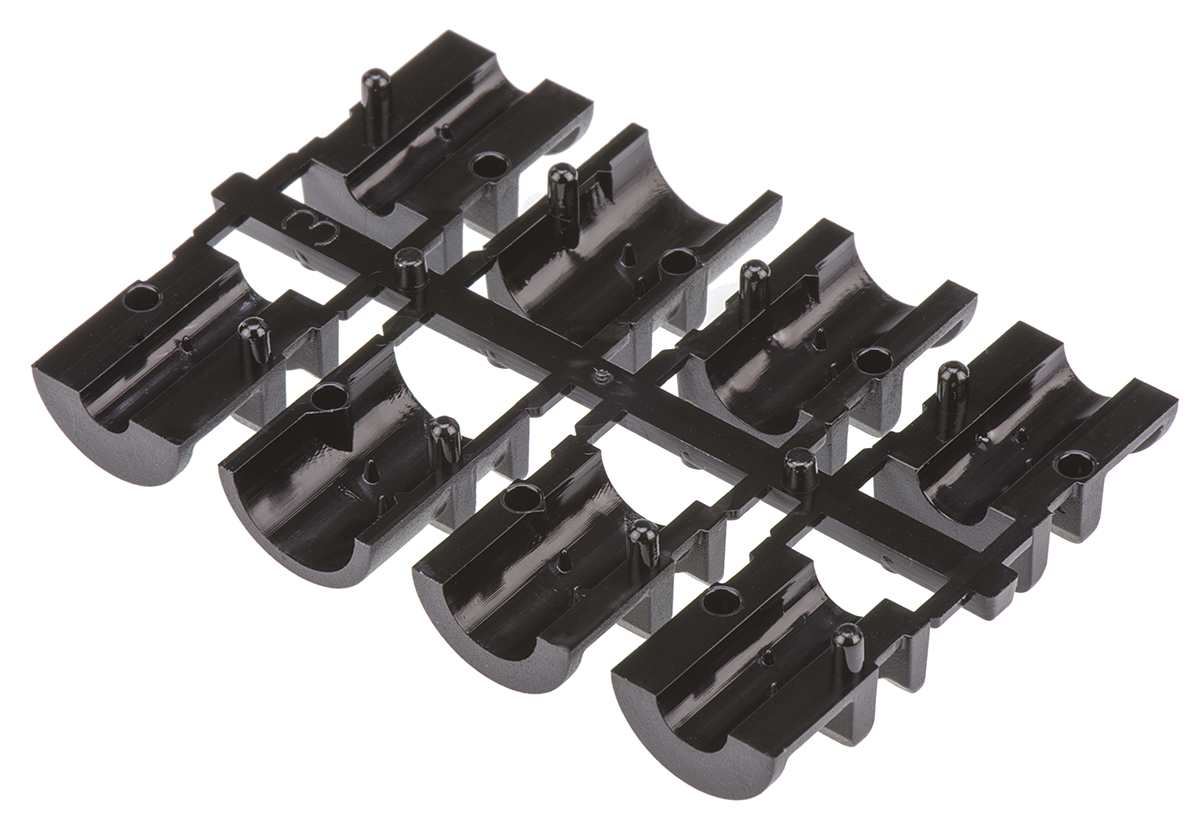 TE Connectivity ADK Series Zinc Angled D Sub Backshell, 9 Way, Strain Relief