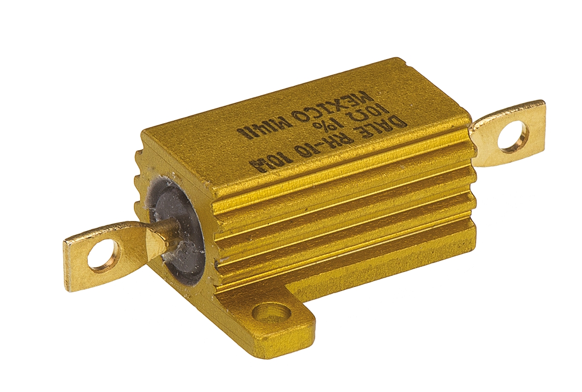 Vishay, 10Ω 12.5W Wire Wound Chassis Mount Resistor RH01010R00FE02 ±1%