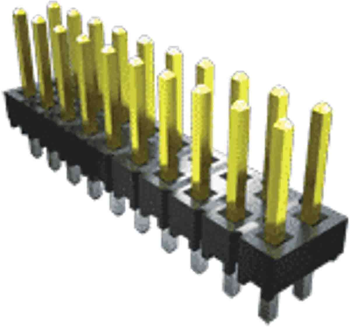 Samtec TSW Series Straight Through Hole Pin Header, 6 Contact(s), 2.54 mm Pitch, 1 Row, Unshrouded