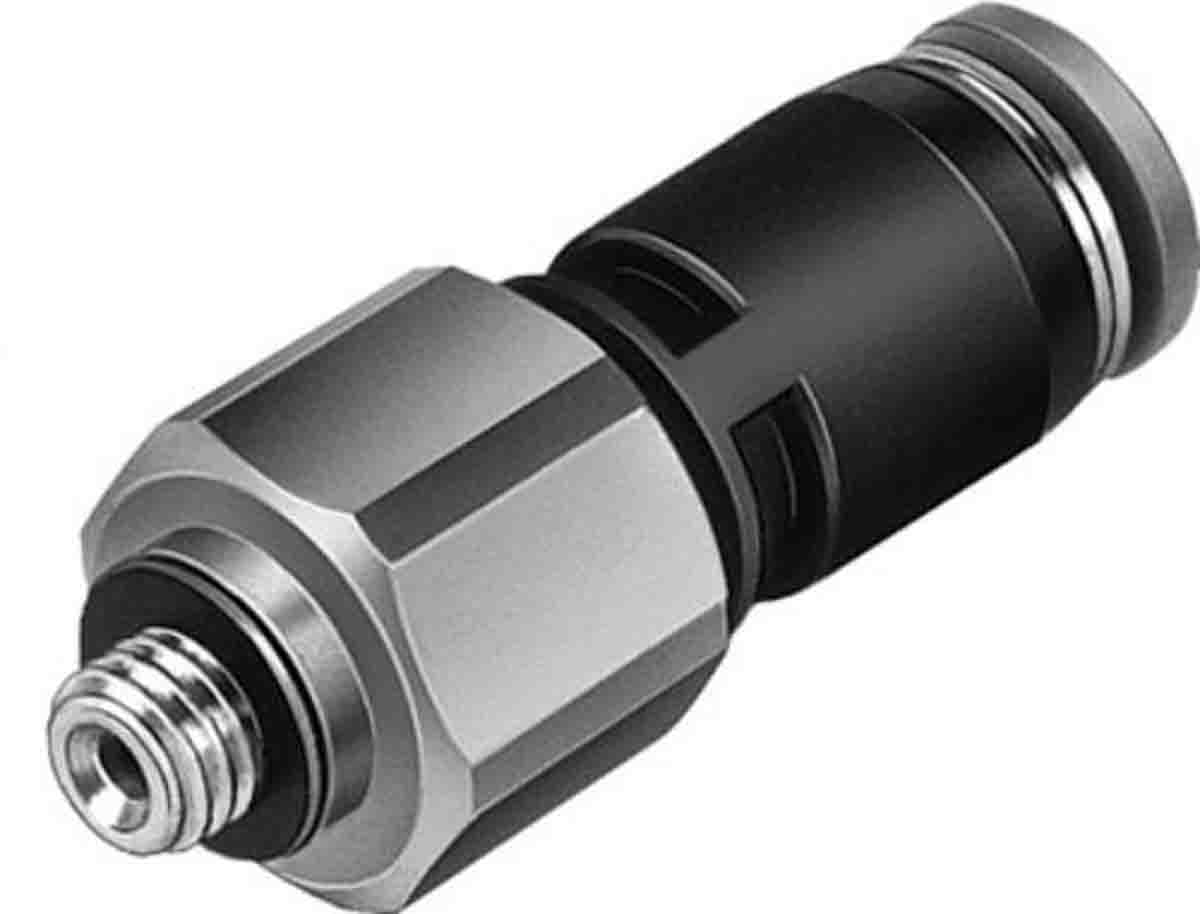 Festo QSR PBT Pneumatic Rotary Union, G 1/4 Male, Push In 8mm