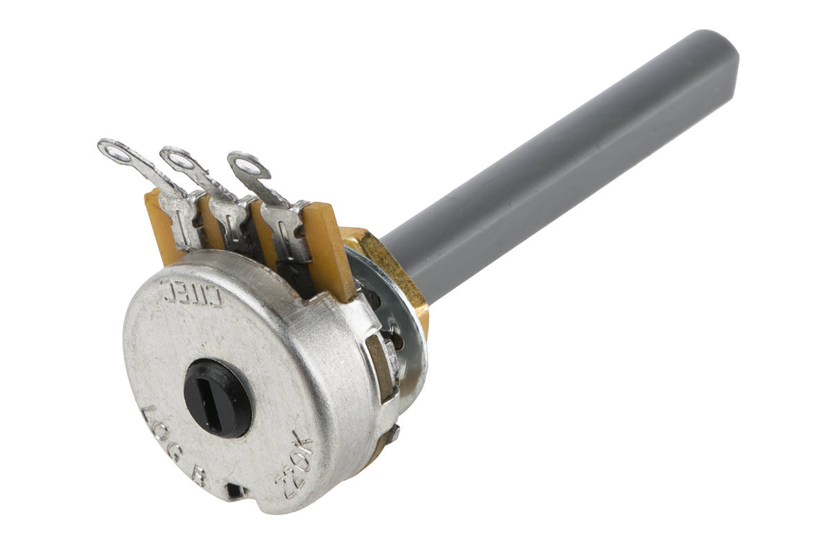 TE Connectivity 23 220kΩ Rotary Potentiometer 1-Gang Panel Mount, 23ESB224MMF50NF