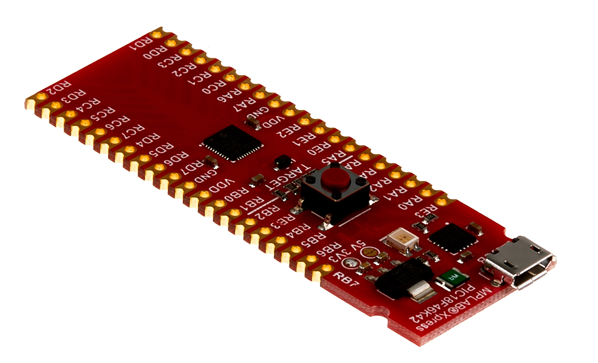 Microchip MPLAB Xpress PIC18F47K42 IDE, MPLAB Code Configurator Evaluation Board DM182026