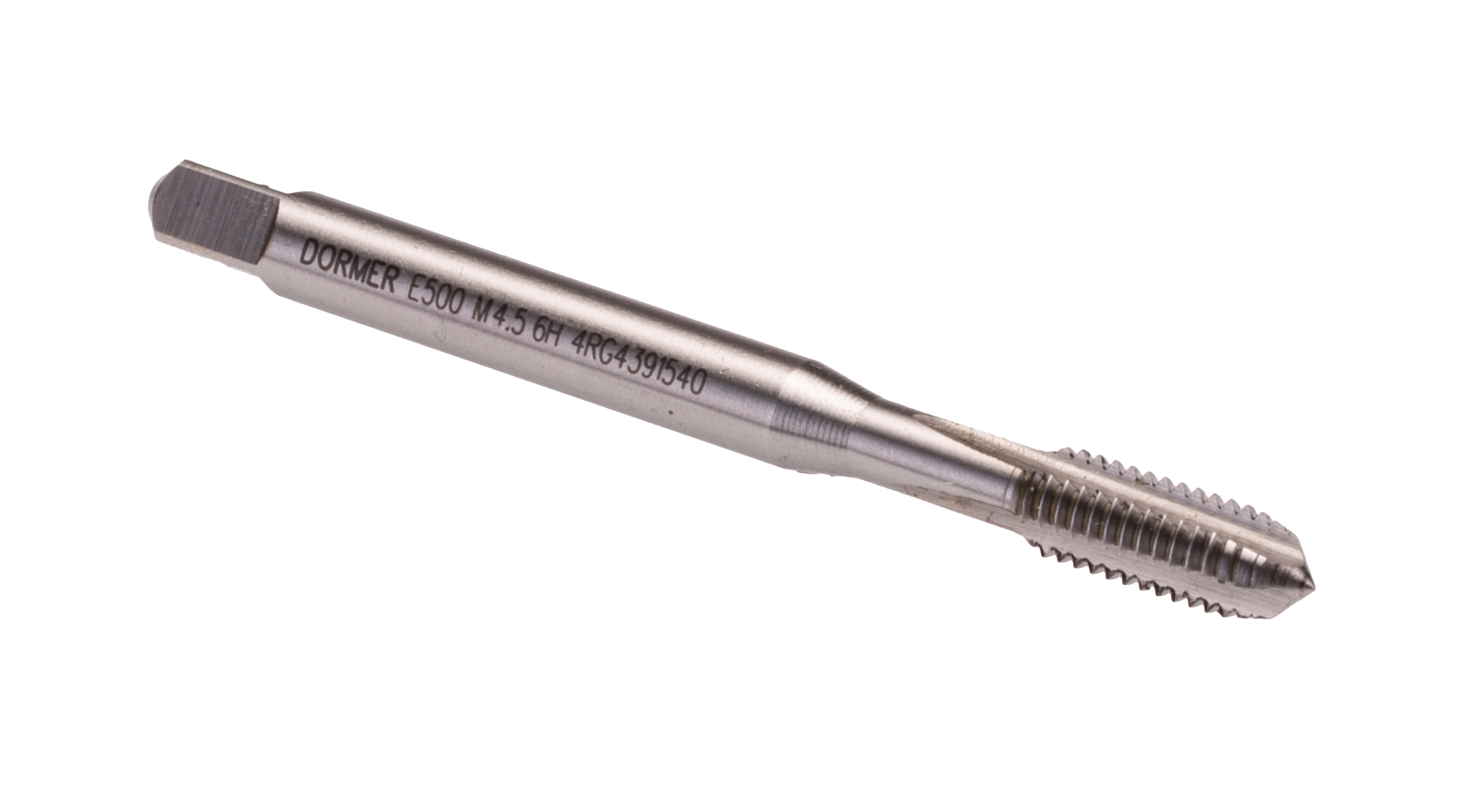 Dormer Threading Tap HSS 1-Piece 0.75mm Pitch Metric Standard Machine Tap M4.5 Thread