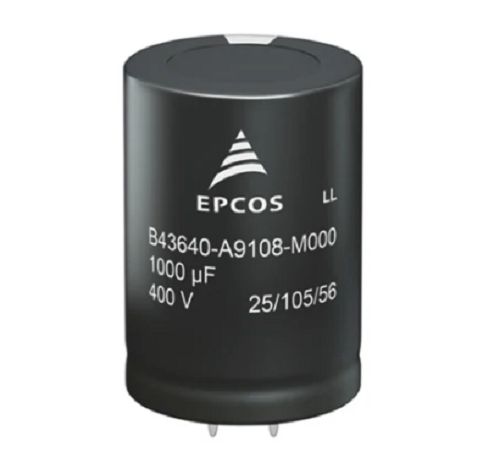 EPCOS 68μF Aluminium Electrolytic Capacitor 450V dc, Snap-In - B43644A5686M060