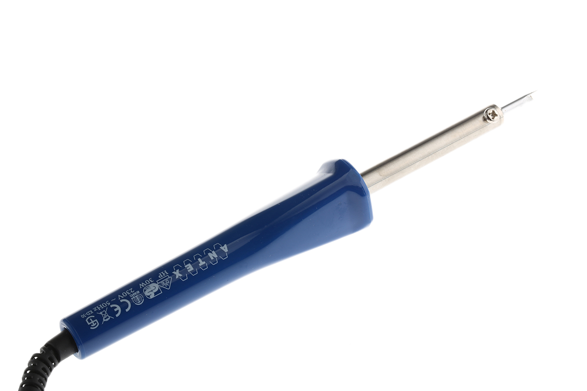 Antex Electronics Electric Soldering Iron, 230V, 30W