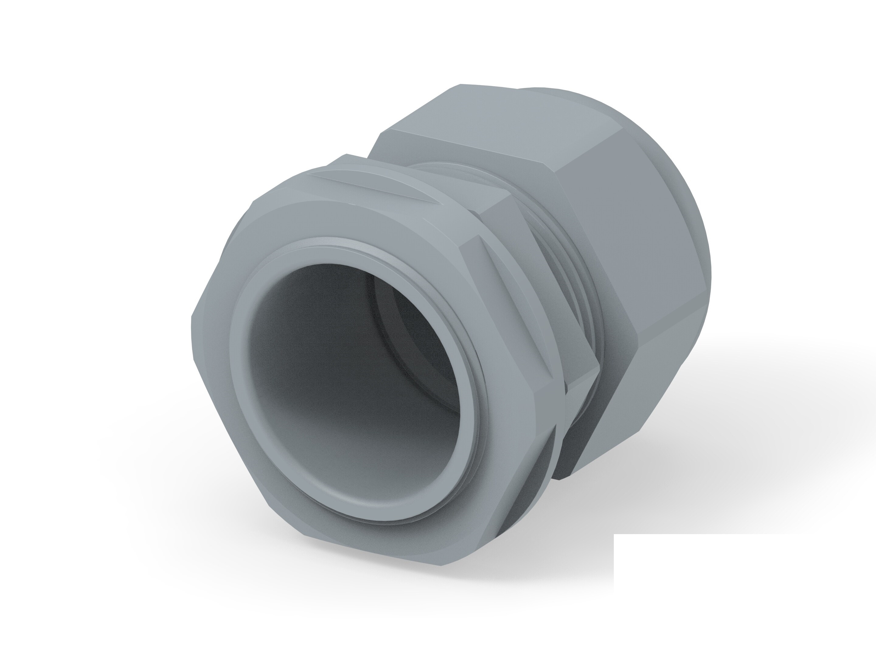 Entrelec 1SNG Series Grey PA 6 Cable Gland, PG29 Thread, 18mm min., 25mm max., IP66, IP68