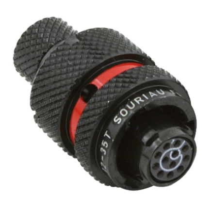 Souriau Sunbank by Eaton Circular Connector, 12 Contacts, Cable, Standard Connector, Plug, Female, IP67, 8STA Series