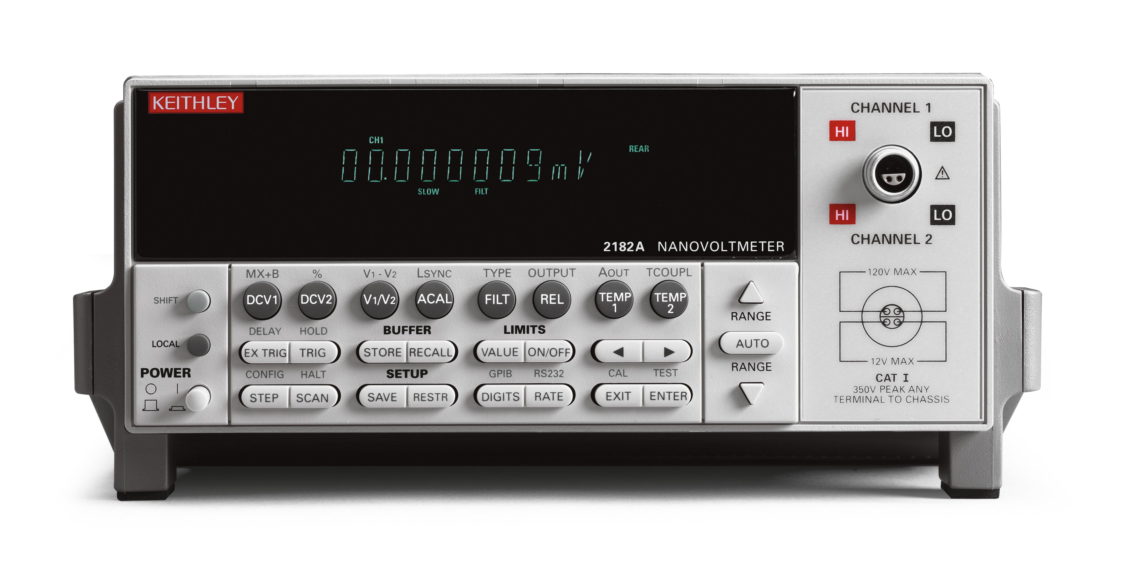 Keithley 2182A/E Bench Digital Multimeter, 100V ac Max