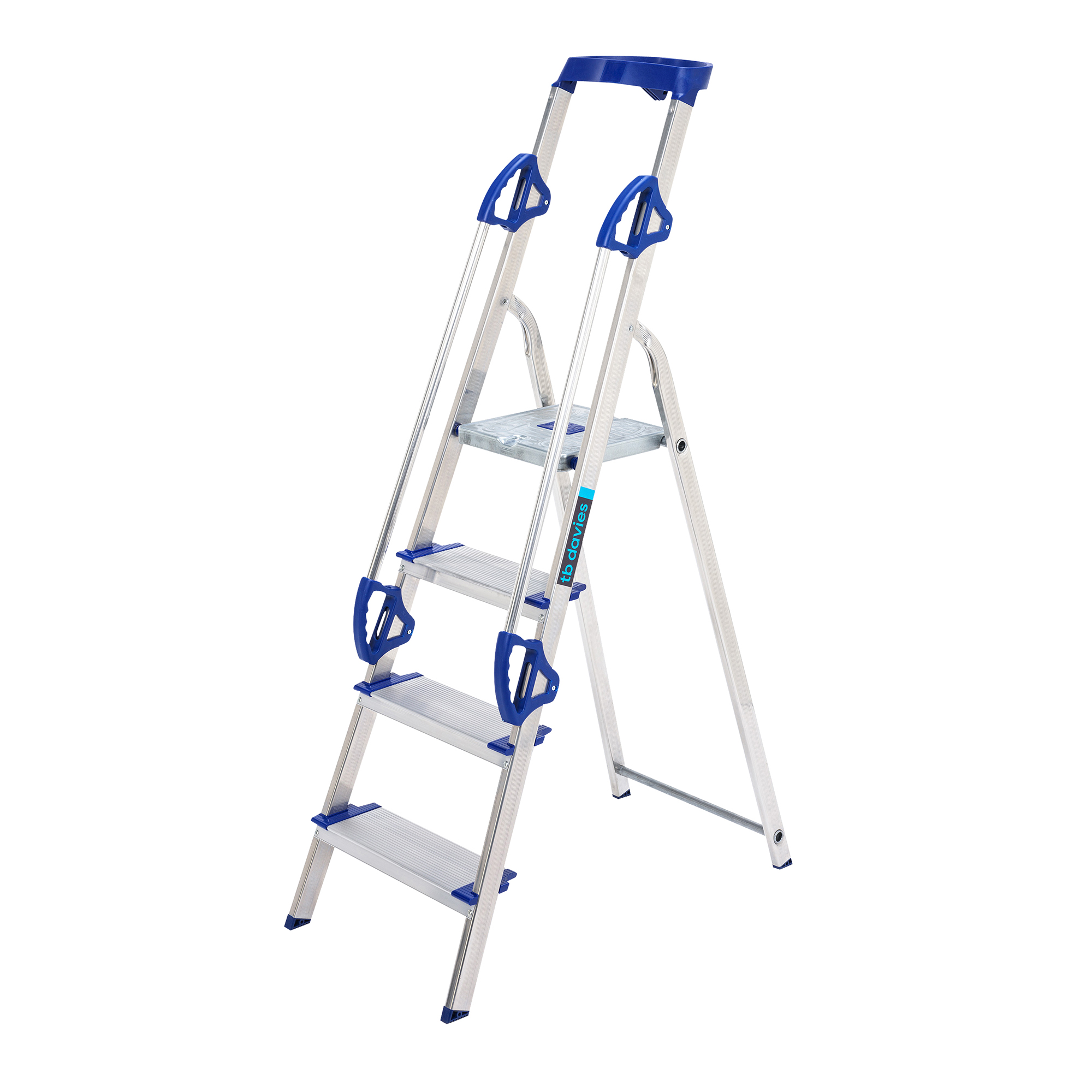 RS PRO 4 steps Step Ladder, 0.84m platform height, 0.82mm open length
