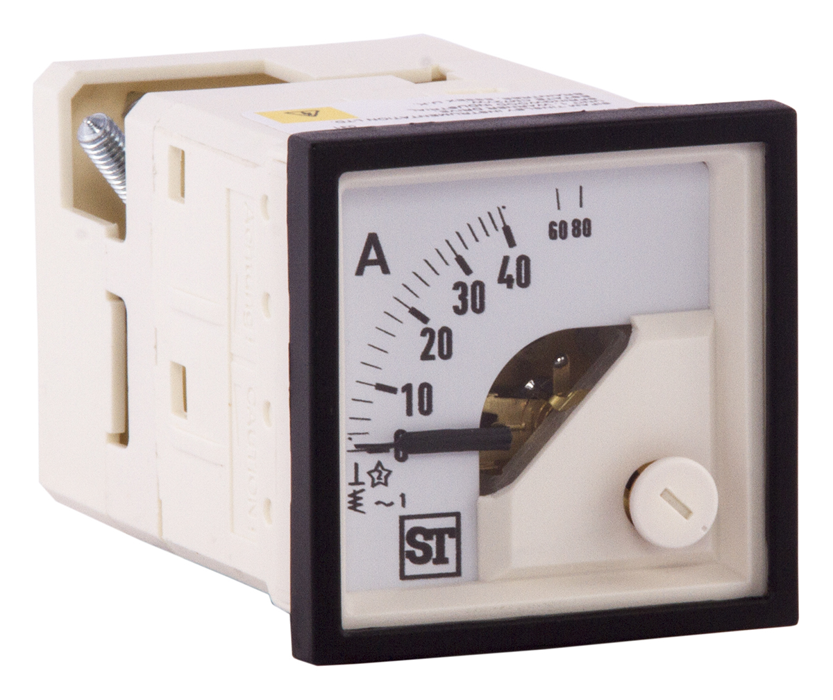 Sifam Tinsley Sigma Analogue Panel Ammeter 40A AC, 48mm x 48mm Moving Iron