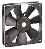 ebm-papst 4400 F Series Axial Fan, 24 V dc, DC Operation, 170m³/h, 5W, 119 x 119 x 25mm
