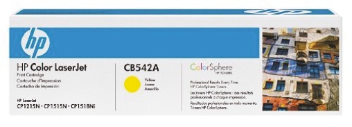 Hewlett Packard CB542A Yellow Toner Cartridge,  HP Compatible