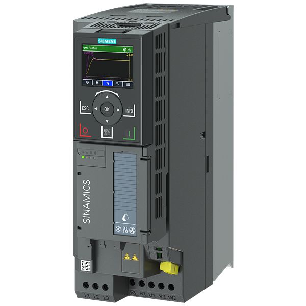 Siemens Inverter Drive, 2.2 kW, 3 Phase, G120X Series 240 V 14.1 A