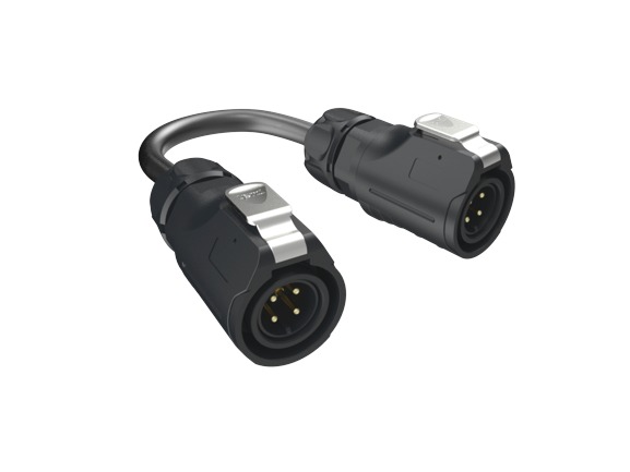 Amphenol Communications Solutions Male 4 way M16 to Male M16 Sensor Actuator Cable, 1 m