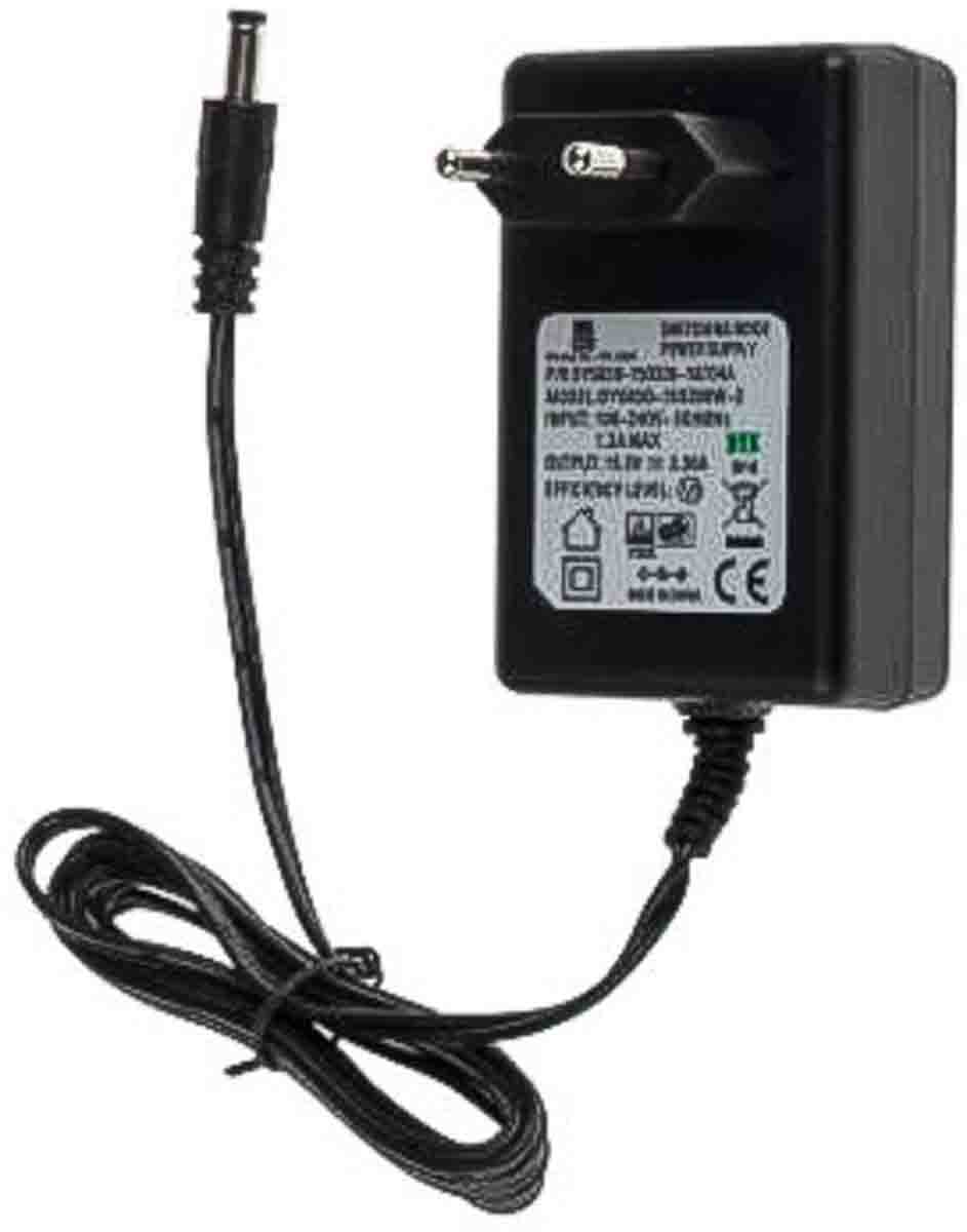 RS PRO 18W Plug-In AC/DC Adapter 15V dc Output, 1.2A Output
