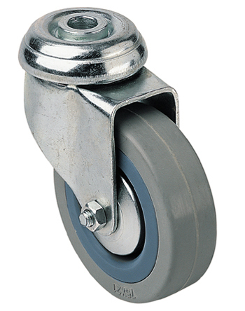 Guitel Hervieu Swivel Castor Wheel, 60kg Capacity, 75mm Wheel