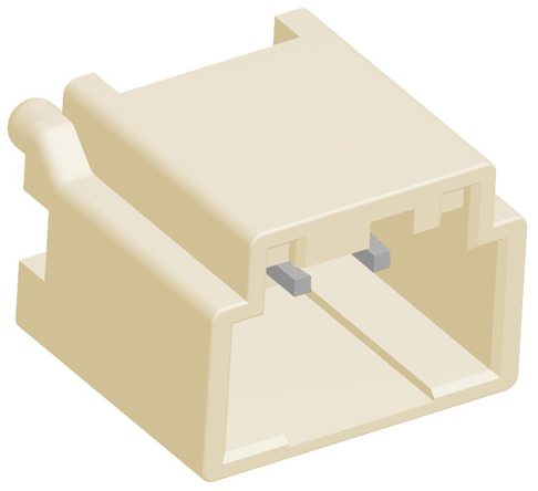 TE Connectivity Grace Inertia Series Straight Through Hole PCB Header, 3 Contact(s), 2.5 mm Pitch, 1 Row, Shrouded