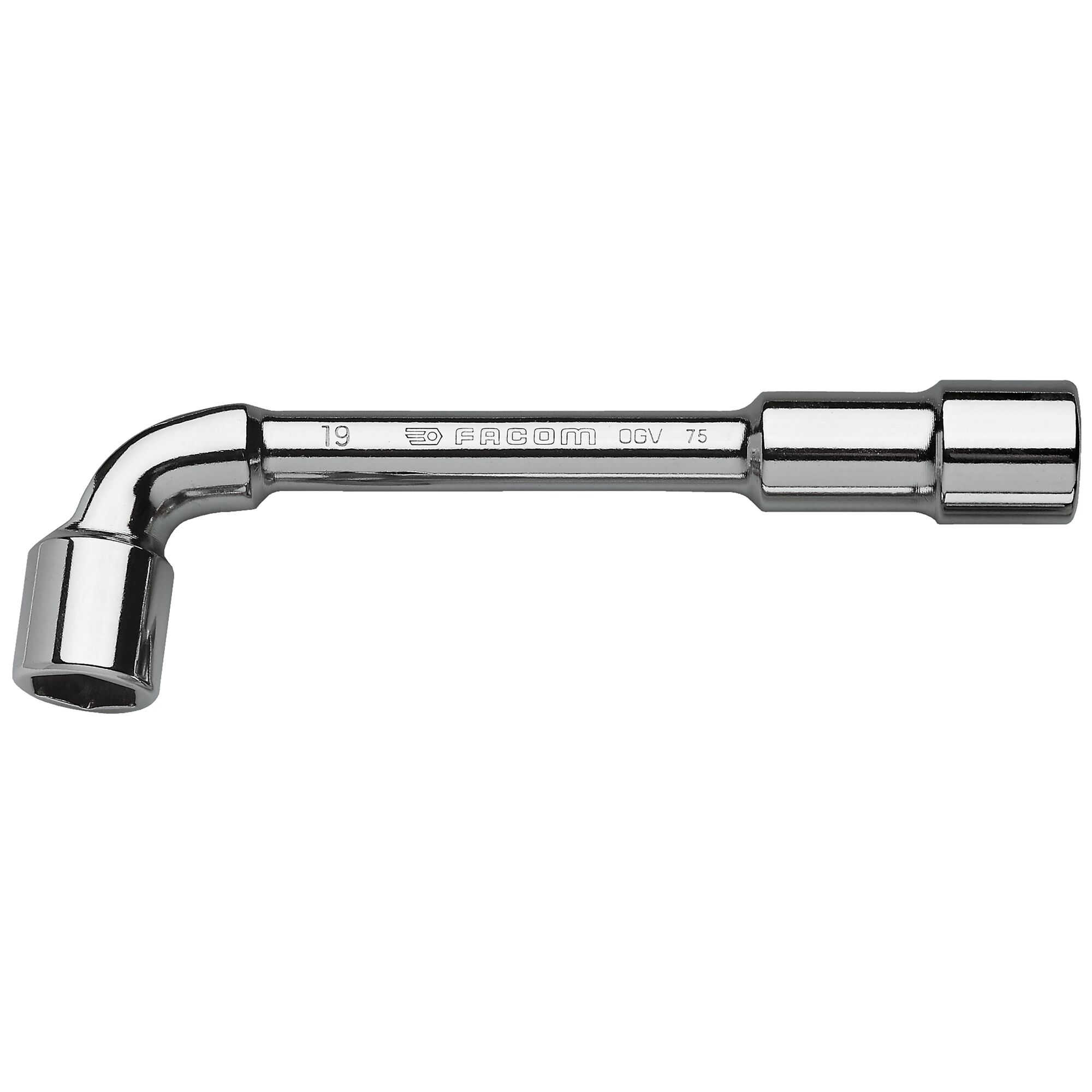 Facom 75.1/2 1/2 in Hex Socket Wrench with Tube Handle, 152 mm Overall