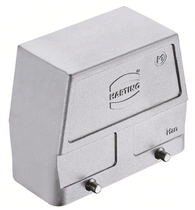 HARTING Han EMC Heavy Duty Power Connector Hood, M32 x 1.5 Thread, Side Entry