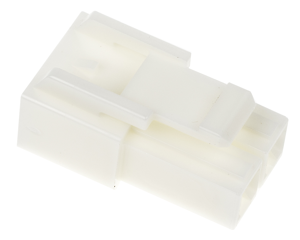 JST, VL Male Connector Housing, 6.2mm Pitch, 2 Way, 1 Row