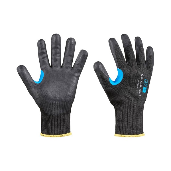 Honeywell Safety CoreShieldTM Black High Performance Polyethylene Glove, Size 9, Nitrile Foam Coating