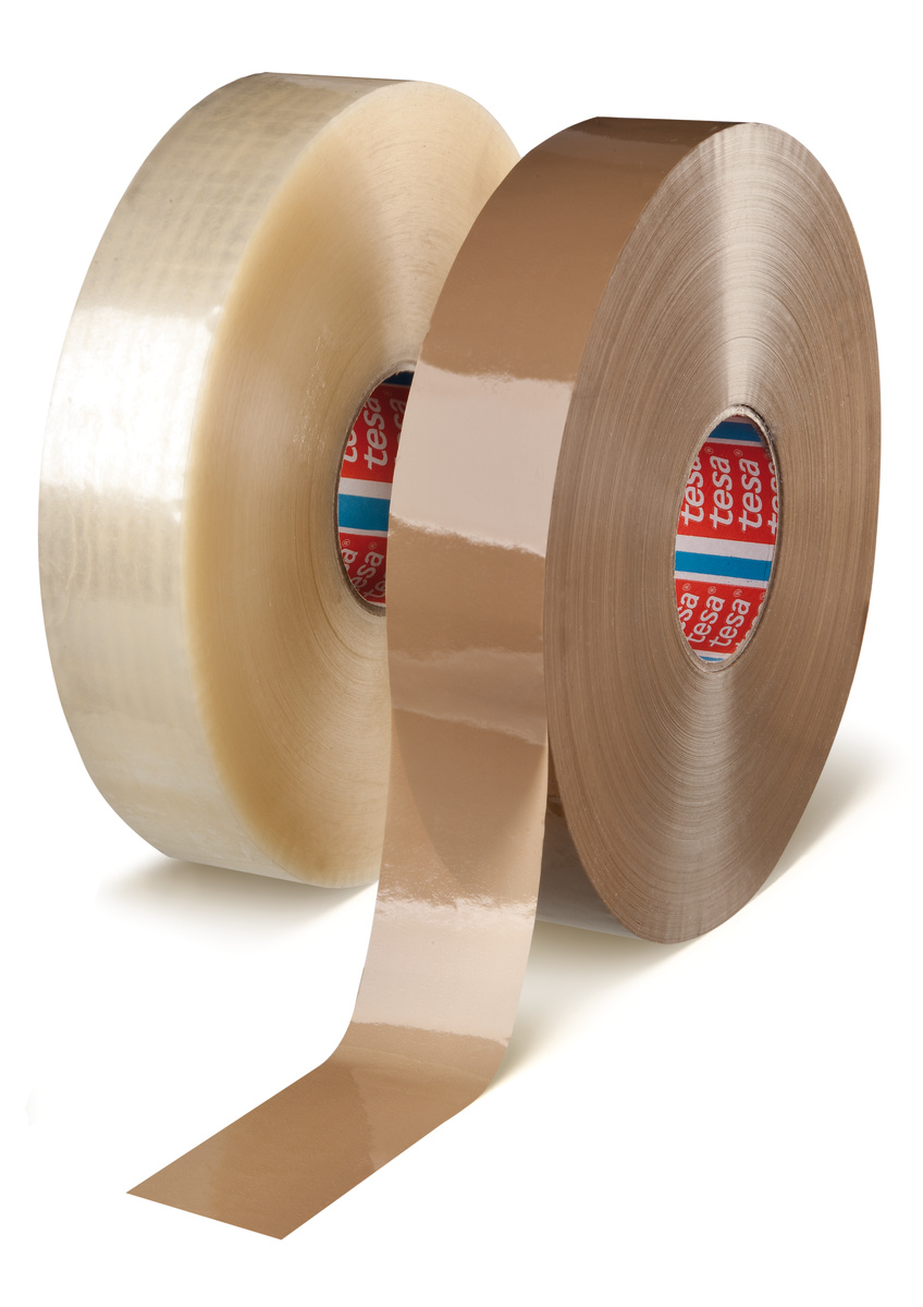 Tesa 4120 Transparent Packing Tape, 66m x 12mm