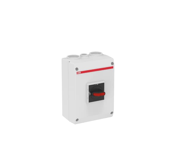 ABB 3P Pole Screw Mount Switch Disconnector - 80A Maximum Current, 37kW Power Rating, IP65