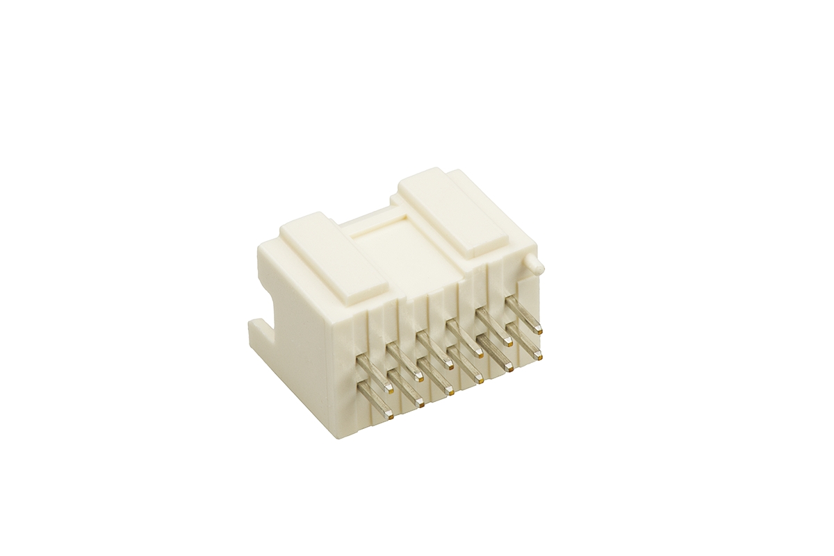 JST PAD Series Straight Through Hole PCB Header, 12 Contact(s), 2 mm Pitch, 2 Row, Shrouded