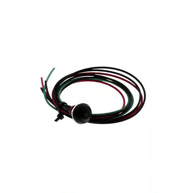 TE Connectivity PB6 Series Illuminated Push Button Switch, (On)-Off, Panel Mount, SPST - NO, Red LED, 50 V dc, 125V ac,