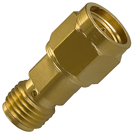 Cinch SMA Series Female, Male SMA Connector, 50Ω, Straight Body