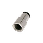 Legris LF3000 Series Straight Threaded Adaptor, G 3/8 Male to Push In 14 mm, Threaded-to-Tube Connection Style