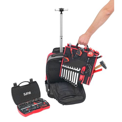 SAM 100 Piece Maintenance Tool Kit with Bag, Yes