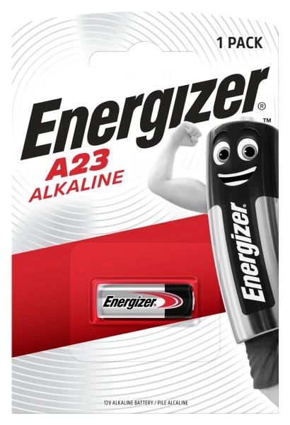 Energizer Manganese Dioxide 12V, A23 Battery