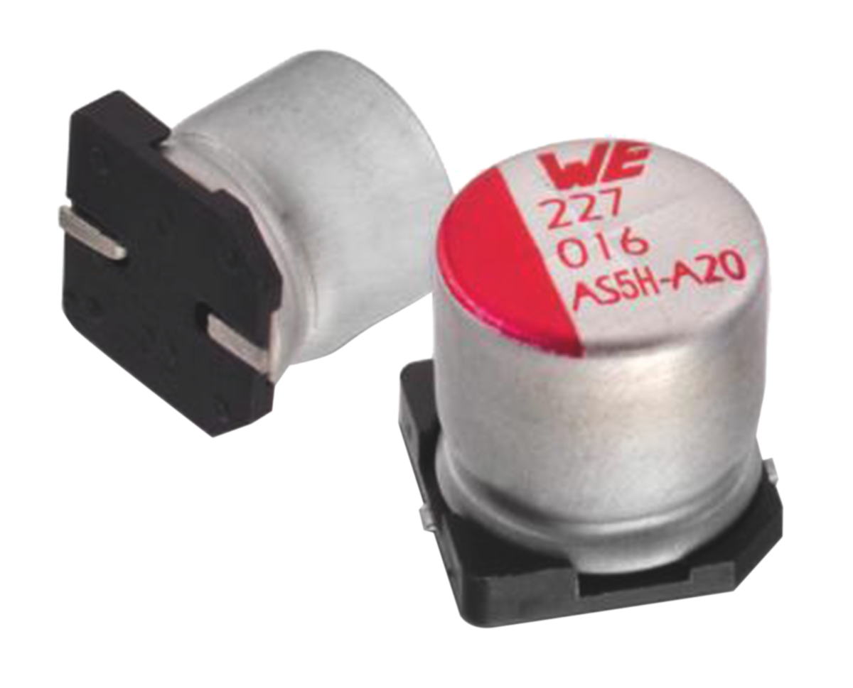 Wurth Elektronik 220nF Aluminium Electrolytic Capacitor 50V dc, Surface Mount - 865230640002