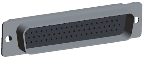 TE Connectivity Amplimite 90 78 Way Cable Mount D-sub Connector Plug