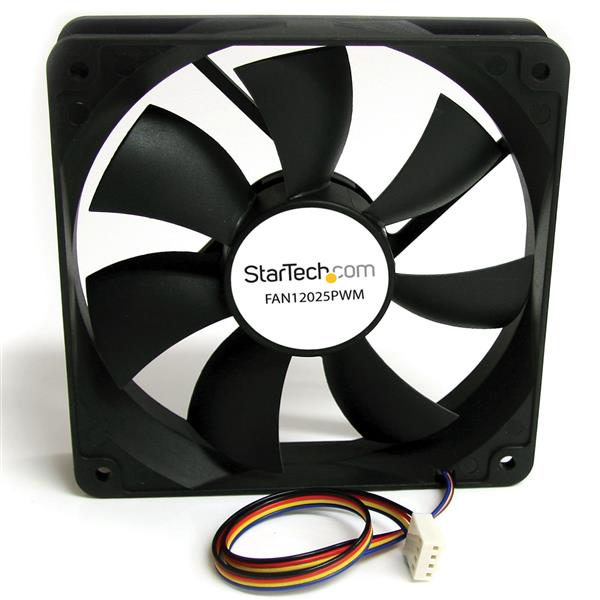 StarTech.com Axial Fan, 12 V dc, dc Operation, 33.20 → 78.41cfm, 350mA Max, 4.7 x 4.7 x 1in