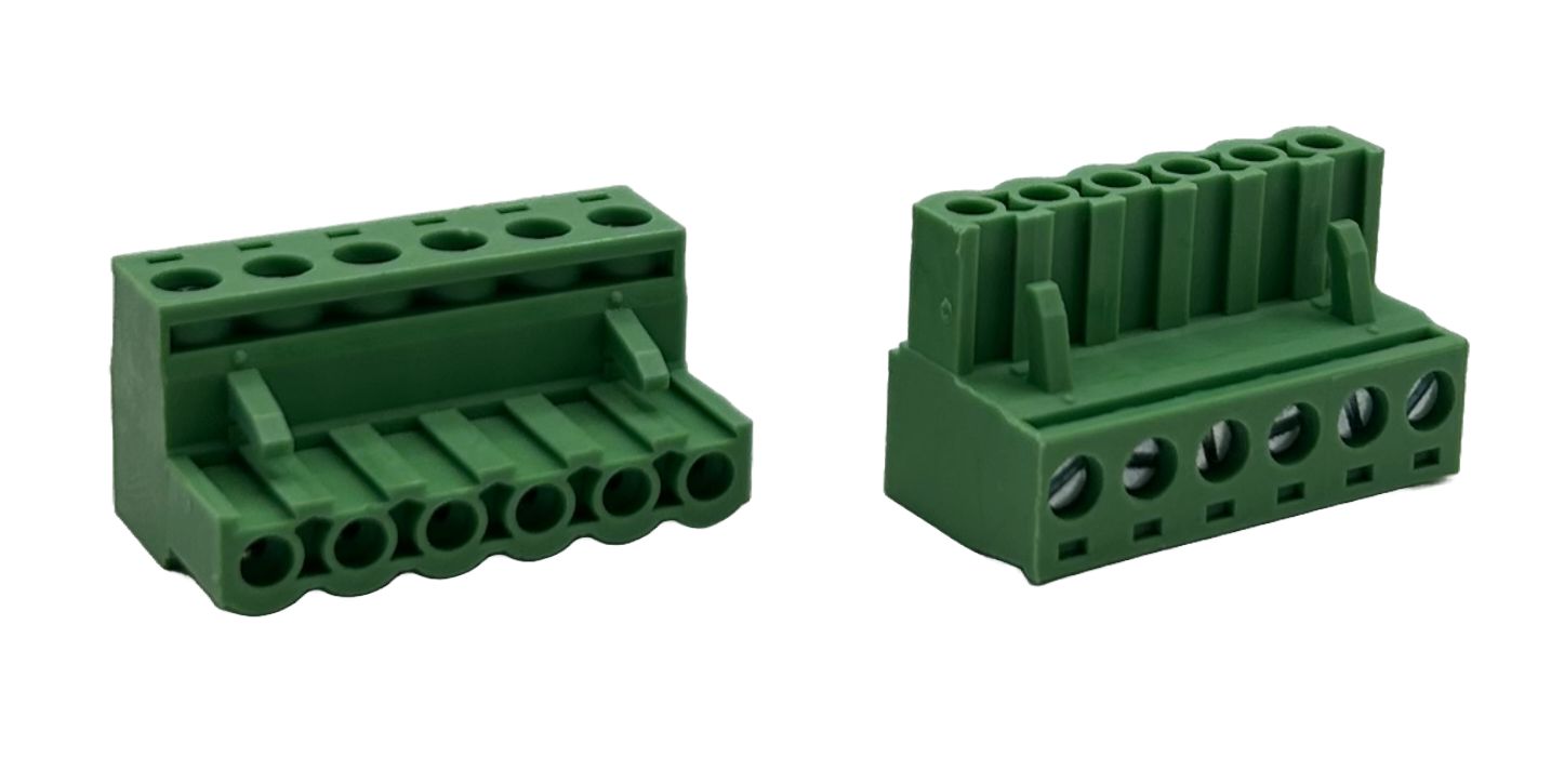 Conex-It, 5.08mm Pitch, HRFE, 6 Way, Right Angle, Pluggable Terminal Block, Plug, Cable Mount, Screw Termination,