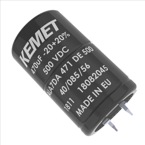 KEMET 680μF Aluminium Electrolytic Capacitor 450V dc, Snap-In - ALA7DA681DF450