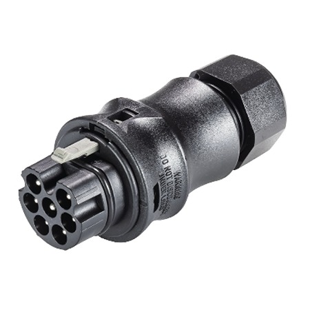 Wieland RST CLASSIC Series Connector, 7-Pole, Male, 7-Way, Push-In, 16A, IP66, IP68, IP69