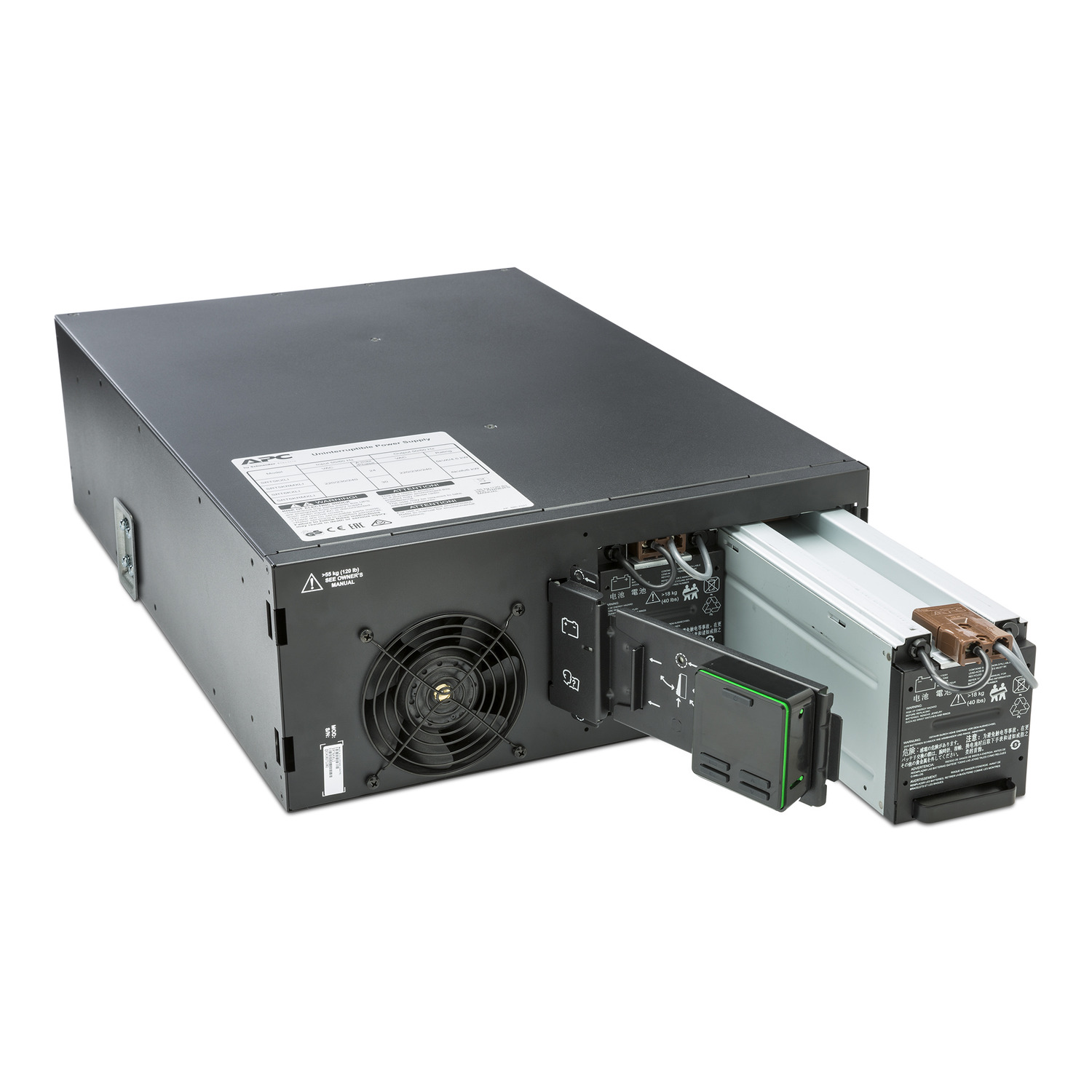 APC 230V Input Rack Mount UPS, 6000VA (6kW), SRT6KRMXLI-6W